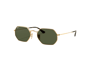 Gafas de Sol Ray Ban Octagonal Flat RB3556N 001 Color Dorado Talla 53mm
