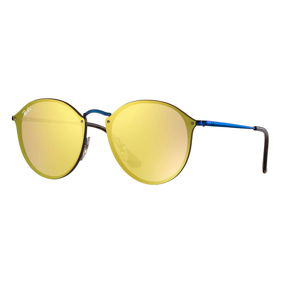 Gafas de Sol Ray Ban Blaze Round RB3574N 9037/7J Color Amarillo Talla 59mm 1