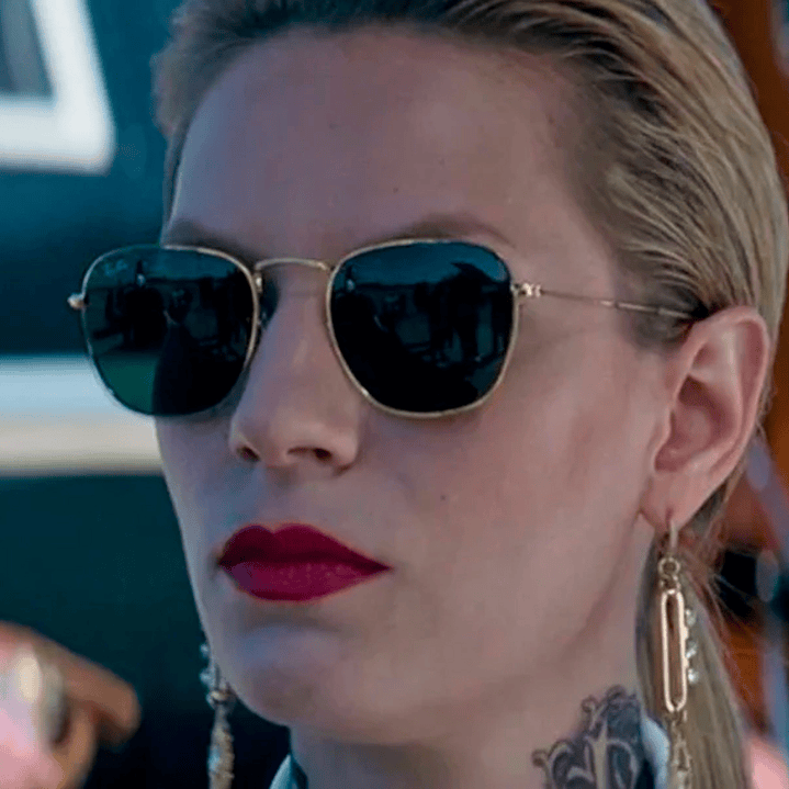 Gafas de Sol Ray Ban Frank RB3857 9196/31 Color Dorado Talla 51mm 6