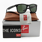 Gafas de Sol Ray Ban New Wayfarer RB2132 901 Color Negro Talla 55mm - Miniatura 1