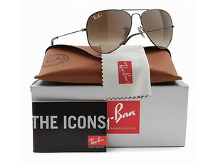 Gafas de Sol Ray Ban Aviador RB3025 004/51 Color Marron Talla 58mm