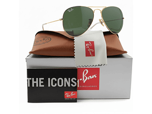 Gafas de Sol Ray Ban Aviador RB3026 L2846 Color Dorado Talla 62mm