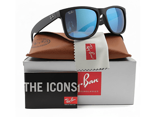 Gafas de Sol Ray Ban Wayfarer Justin RB4165 622/55 Color Celeste Talla 54mm