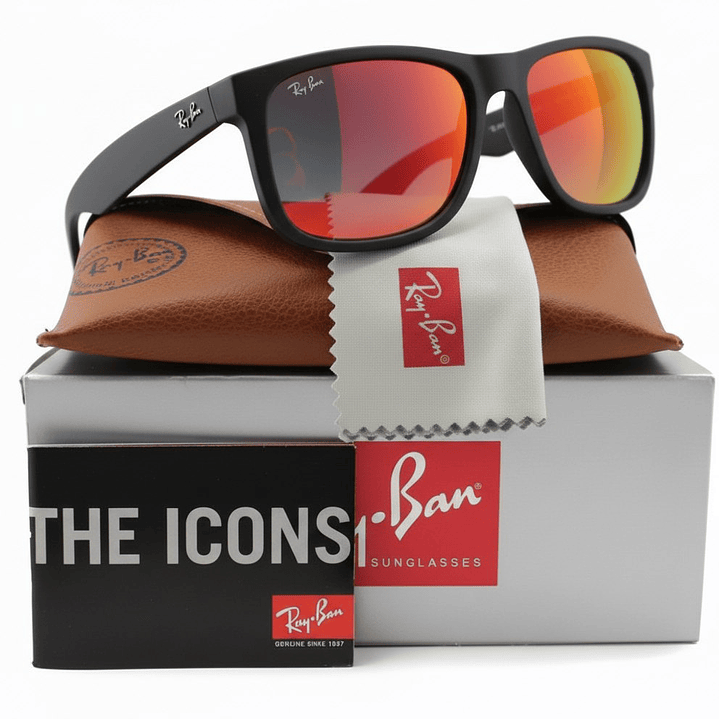 Gafas de Sol Ray Ban Wayfarer Justin RB4165 622/6Q Color Naranja Talla 54mm 1