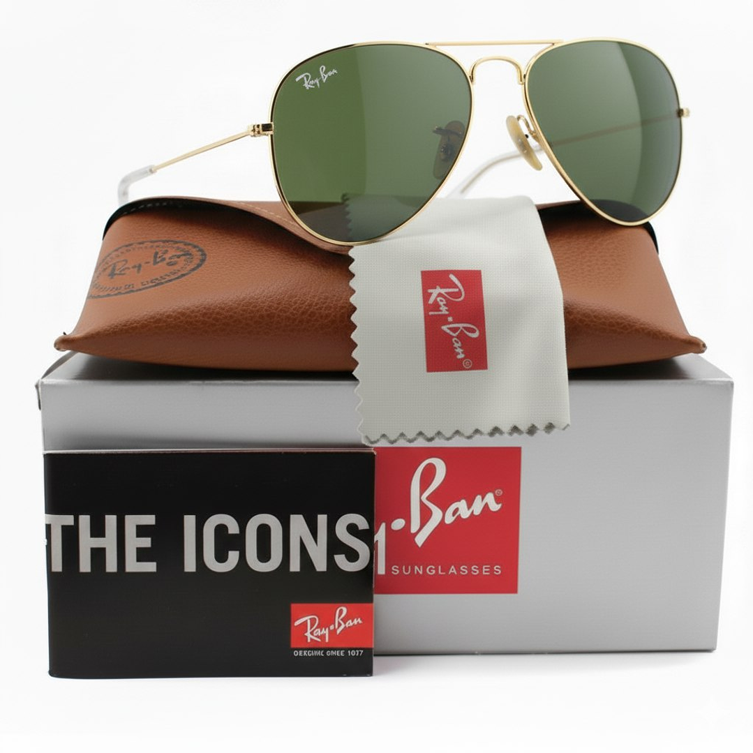 Gafas de Sol Ray Ban Aviador RB3025 L0205 Color Dorado Talla 58mm 1