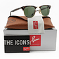 Gafas de Sol Ray Ban Clubmaster RB3016 W0366 Color Marrón Talla 51mm - Miniatura 1