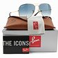Gafas de Sol Ray Ban Aviador Degrade RB3025 001/3F Color Azul Talla 58mm - Miniatura 1