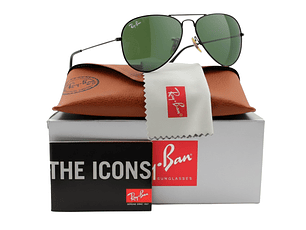 Gafas de Sol Ray Ban Aviador RB3026 L2821 Color Negro Talla 62mm