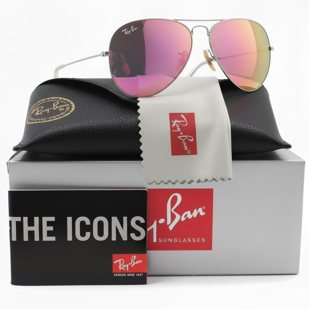 Gafas de Sol Ray Ban Aviador RB3025 019/Z2 Color Rosado Talla 58mm 1