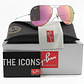 Gafas de Sol Ray Ban Aviador RB3025 019/Z2 Color Rosado Talla 58mm - Miniatura 1