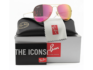 Gafas de Sol Ray Ban Aviador RB3025 112/4T Color Rosado Talla 58mm