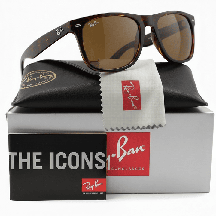 Gafas de Sol Ray Ban Wayfarer Fold RB4105 710 Color Marron Habana Talla 50mm 1