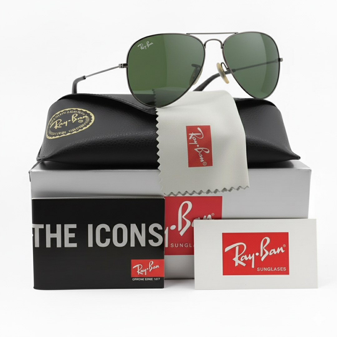 Gafas de Sol Ray Ban Aviador Gunmetal RB3025 W0879 Color Gris Talla 58mm 1