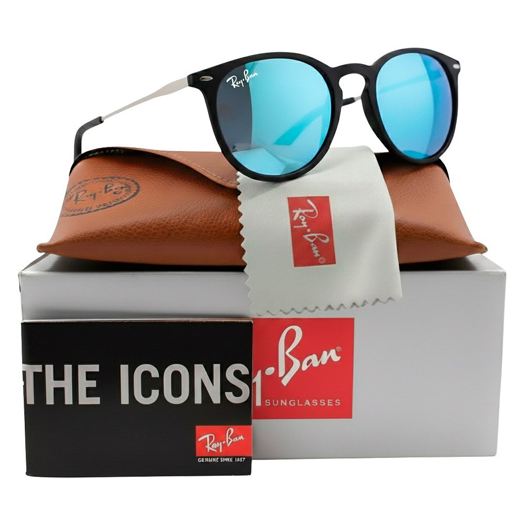 Gafas de Sol Ray Ban Erika RB4171 601/55 Celeste Espejado Talla 54mm 1