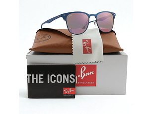 Gafas de Sol Ray Ban Blaze Clubmaster RB3576N 153/7V Color Violeta Talla 47mm