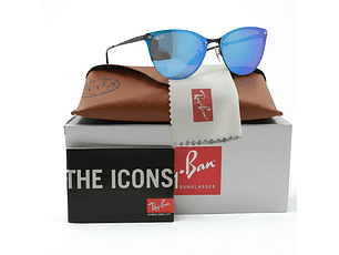 Gafas de Sol Ray Ban Blaze Eye Cat RB3580N 153/7V Color Azul Talla 43mm