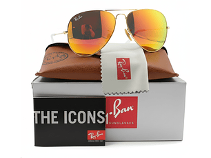 Gafas de Sol Ray Ban Aviador RB3025 112/69 Color NaranjaTalla 58mm