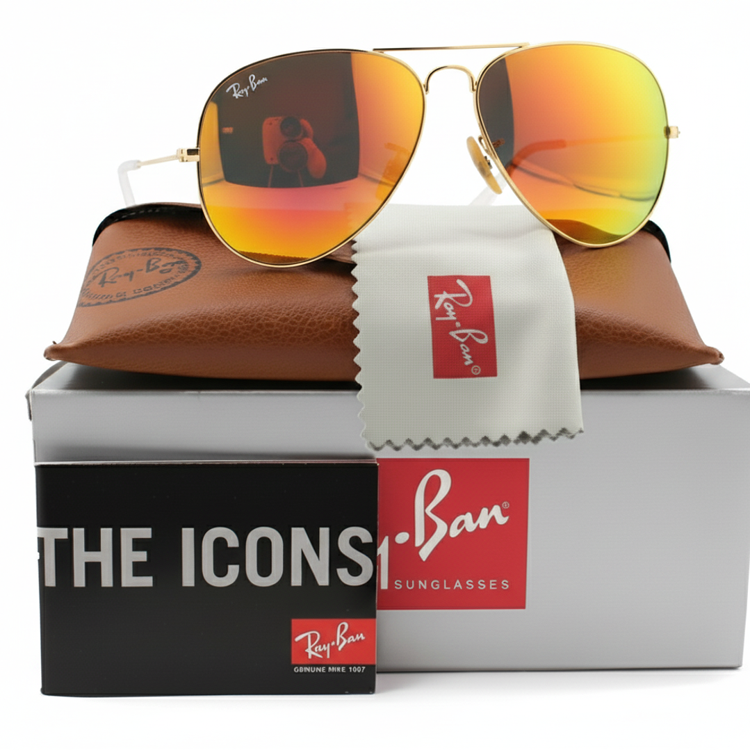 Gafas de Sol Ray Ban Aviador RB3025 112/69 Color NaranjaTalla 58mm 1