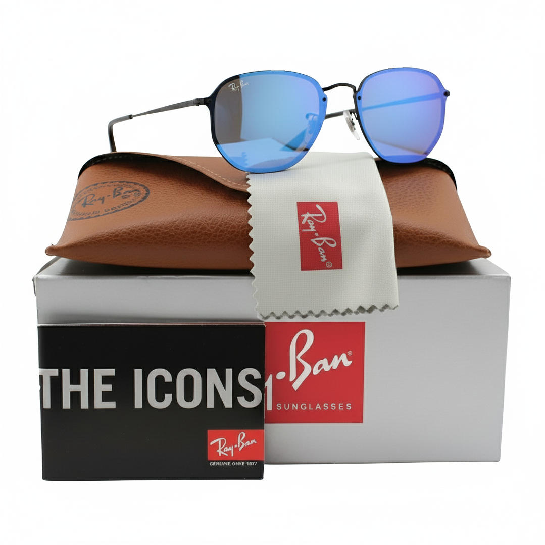 Gafas de Sol Ray Ban Blaze Hexagonal RB3579N 153/7V Color Violeta Talla 50mm 1