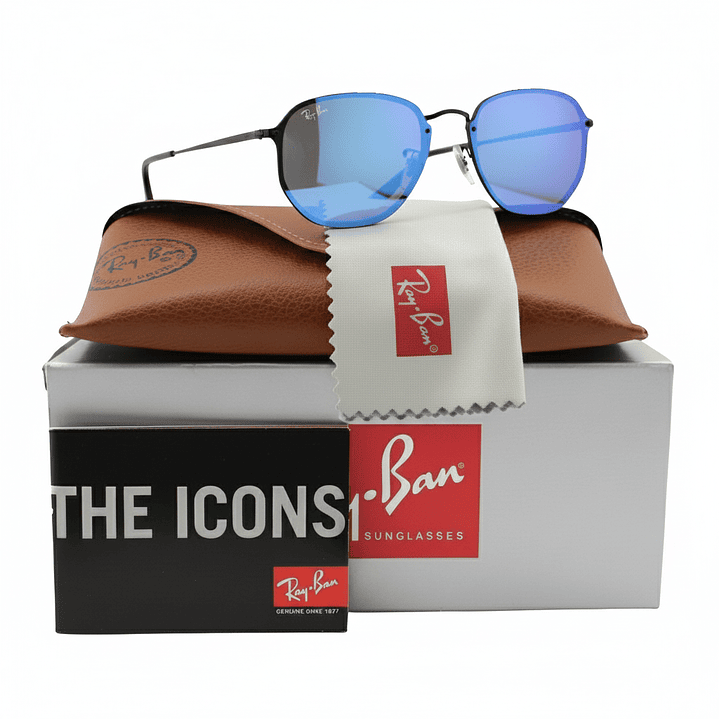 Gafas de Sol Ray Ban Blaze Hexagonal RB3579N 153/7V Color Violeta Talla 50mm 1