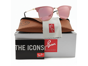 Gafas de Sol Ray Ban Blaze Clubmaster RB3576N 043/E4 Color Rosado Talla 47mm