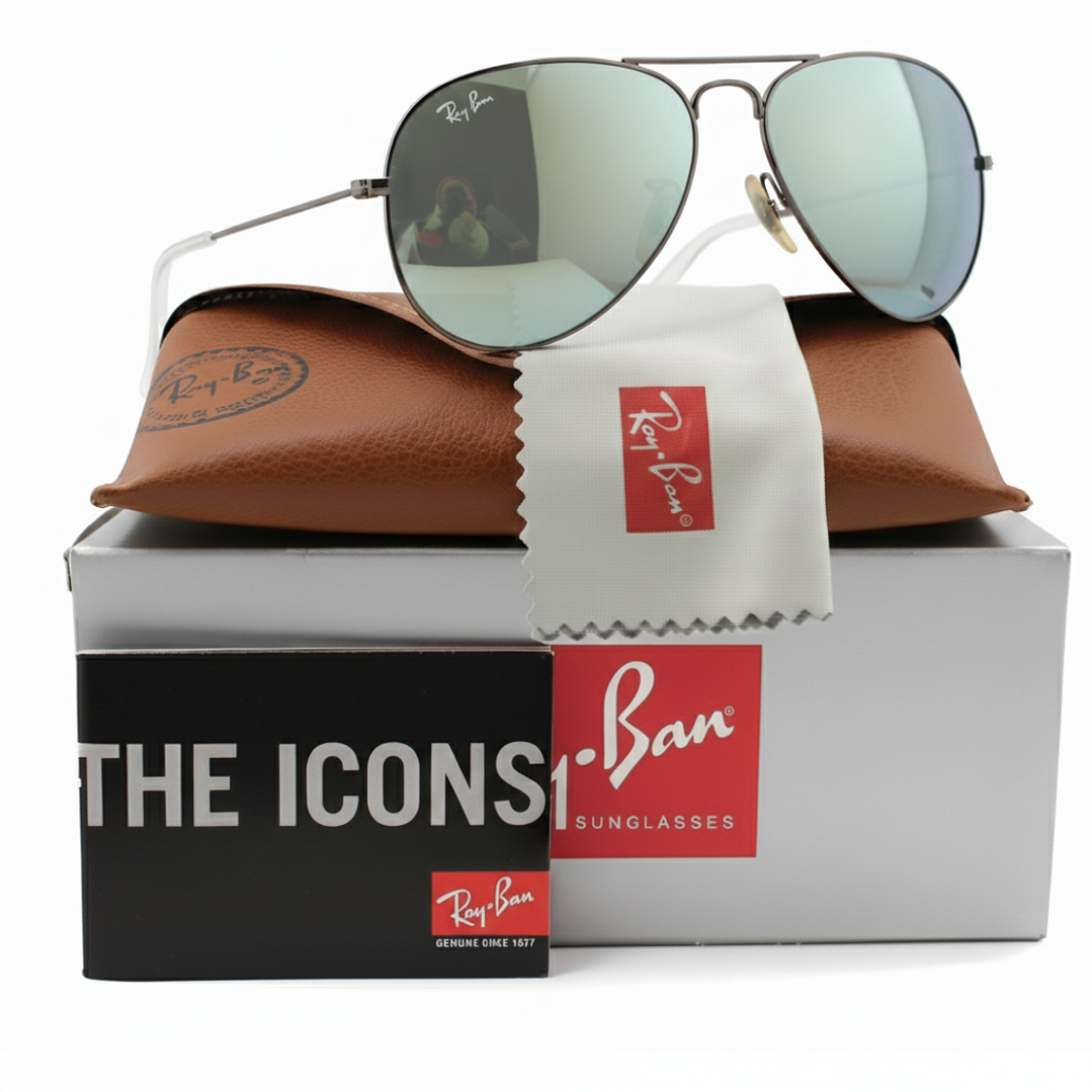 Gafas de Sol Ray Ban Aviador RB3025 029/30 Color Plateado Talla 58mm 1
