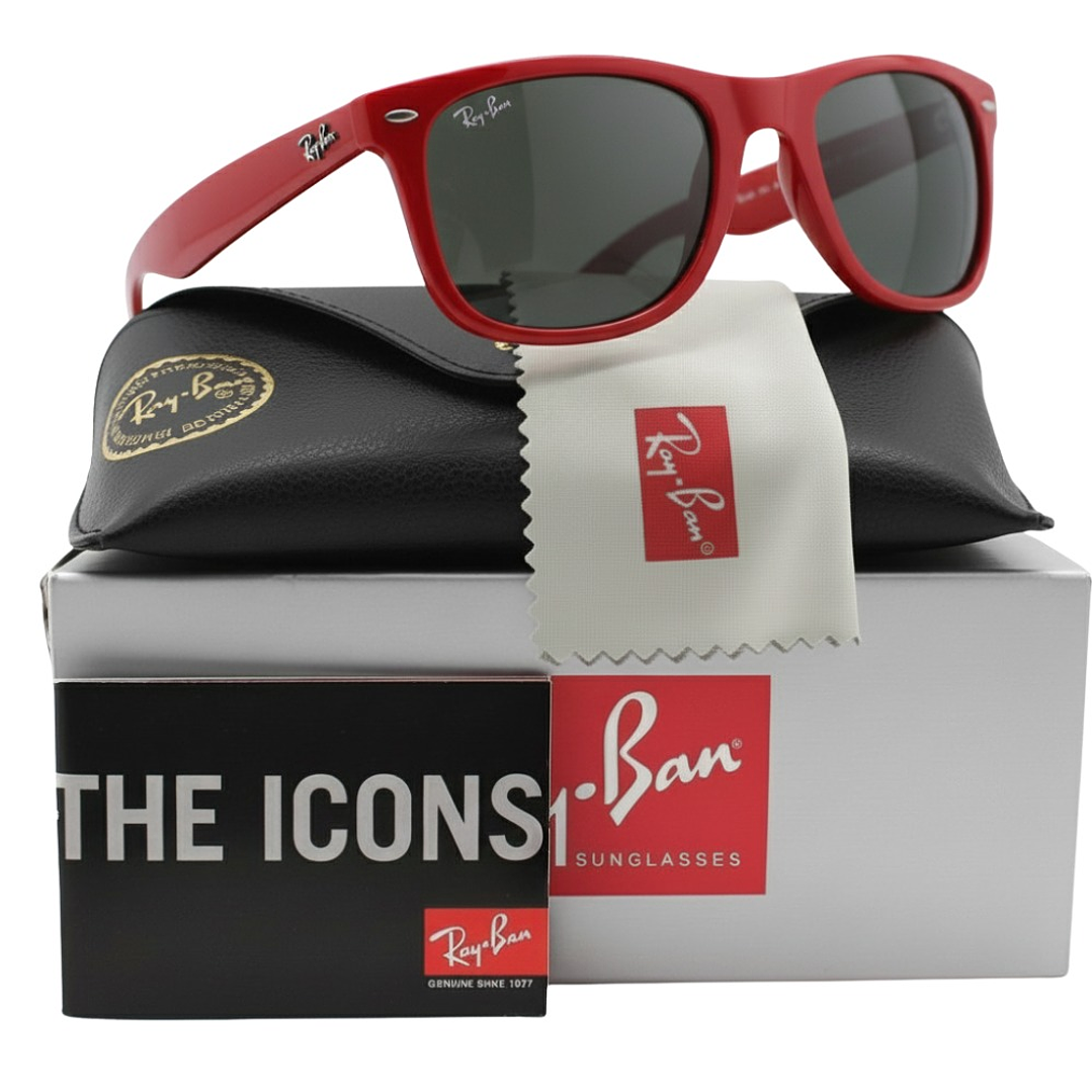 Gafas de Sol Ray Ban Wayfarer RB2140 955 Color Rojo Talla 50mm 1