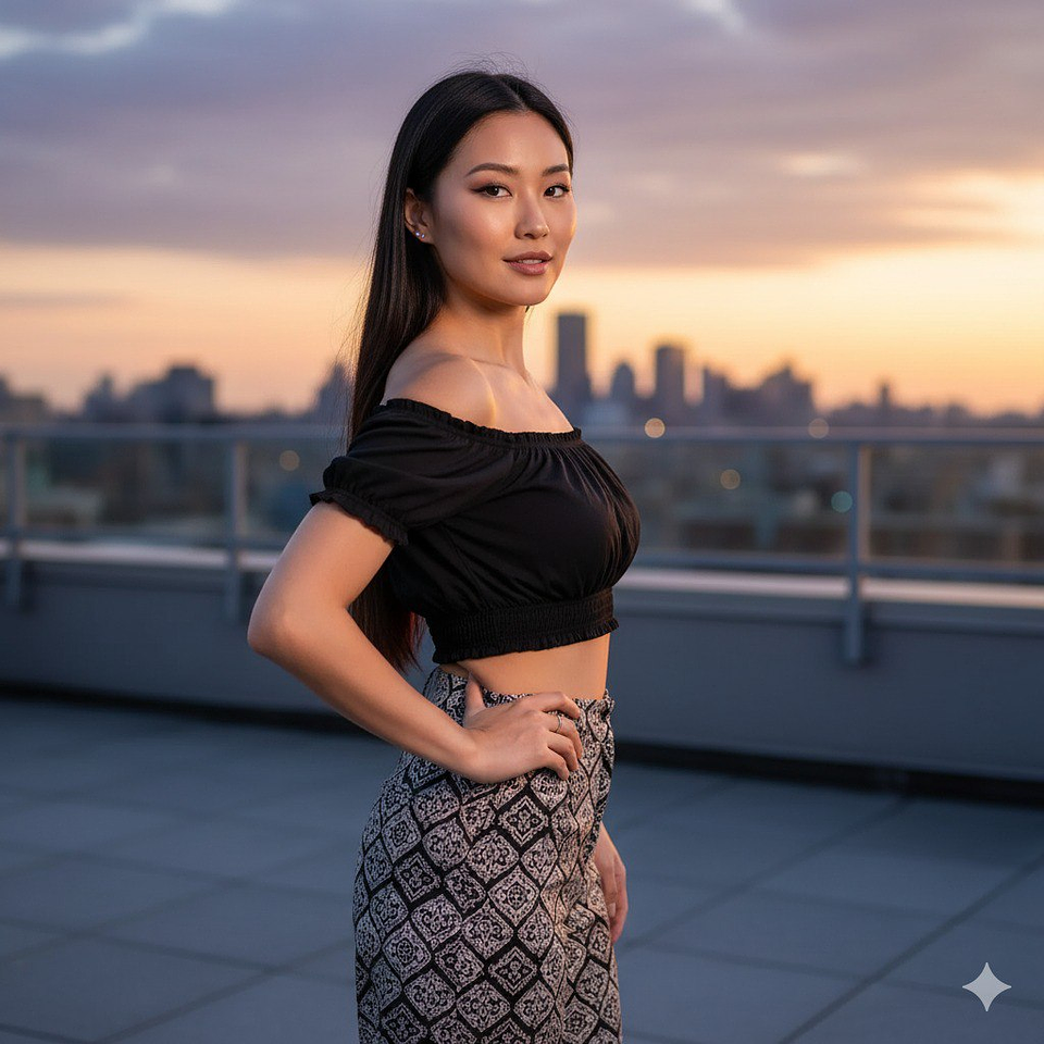 Top para Dama Shein Liso Sexy Color Negro 6