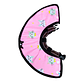 Cono para Mascota Color Rosa con Diseño de Gatos Talla 2 - Miniatura 4