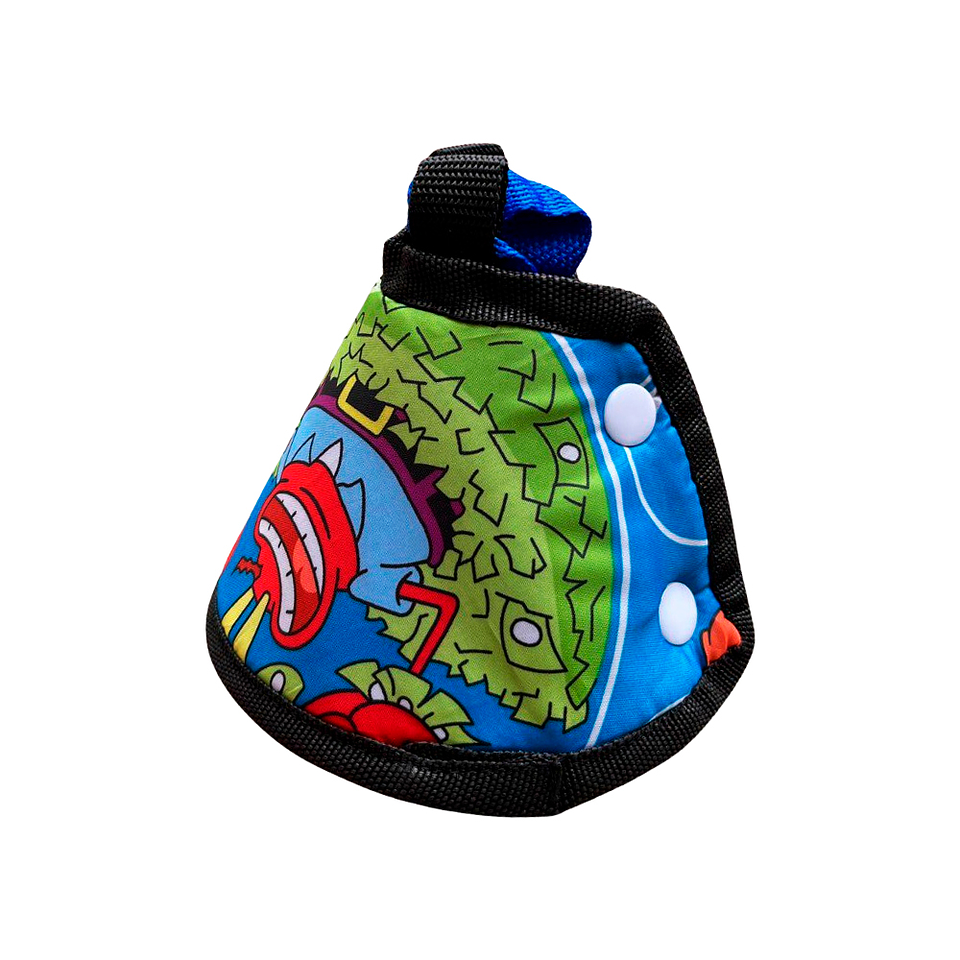 Cono para Mascota Color Celeste con Diseño de Bob Esponja Talla 1 2