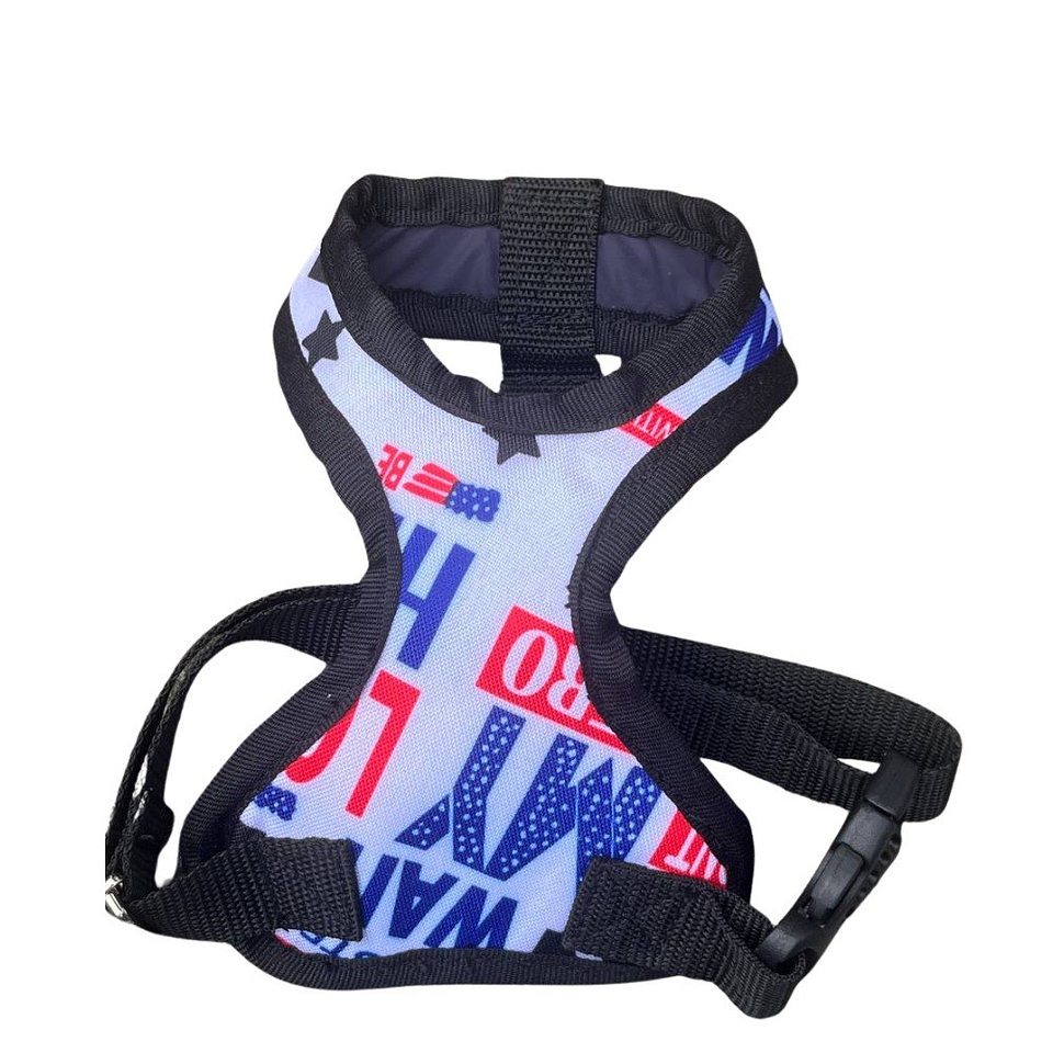 Pechera Básica para Mascotas Color Blanco Talla XS 3