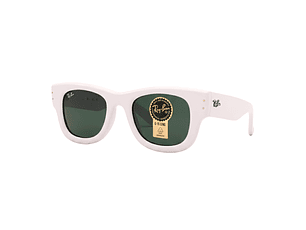 Gafas de Sol Ray Ban RB4940 971/87 Wayfarer Puffer Color Blanco 47mm