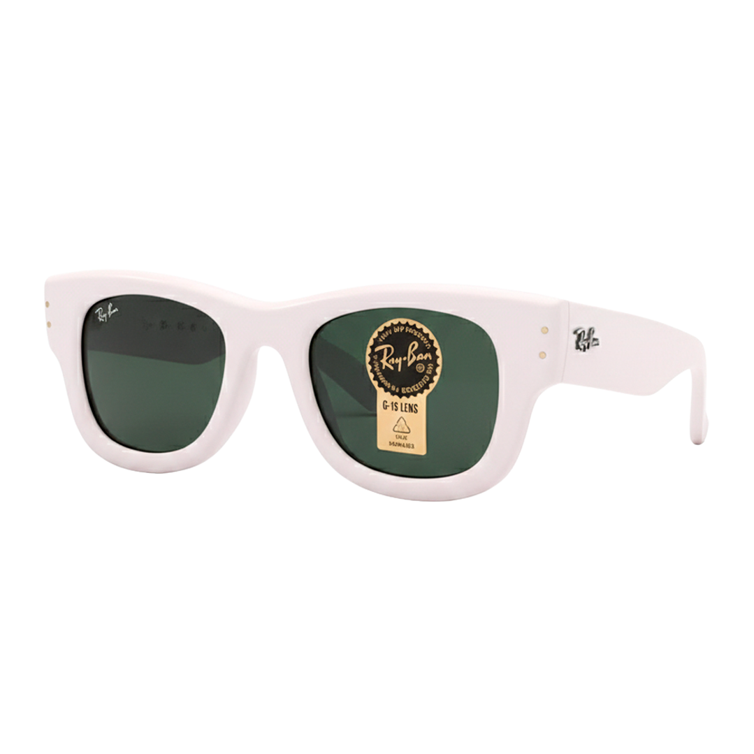Gafas de Sol Ray Ban RB4940 971/87 Wayfarer Puffer Color Blanco 47mm 1
