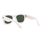 Gafas de Sol Ray Ban RB4940 971/87 Wayfarer Puffer Color Blanco 47mm - Miniatura 3