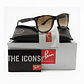 Gafas de Sol Ray Ban Wayfarer RB2140 902/51 Color Marron Tortuga Talla 50mm - Miniatura 1