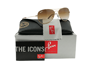 Gafas de Sol Ray Ban Aviador Cockpit RB3362 001/51 Color Marron Degrade Talla 59mm