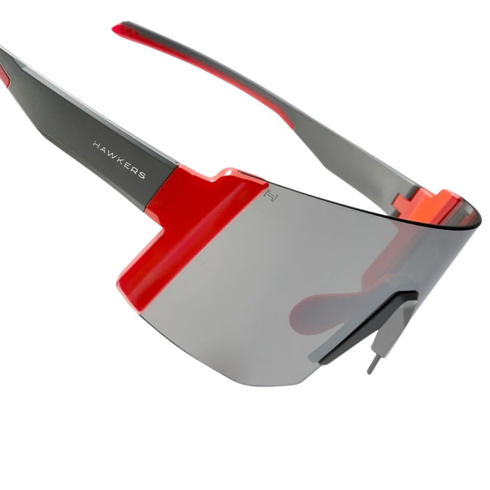 Gafas de Sol Deportivo Hawkers Lynx Small Rojo y Gris Espejado Unisex Talla 151mm 3