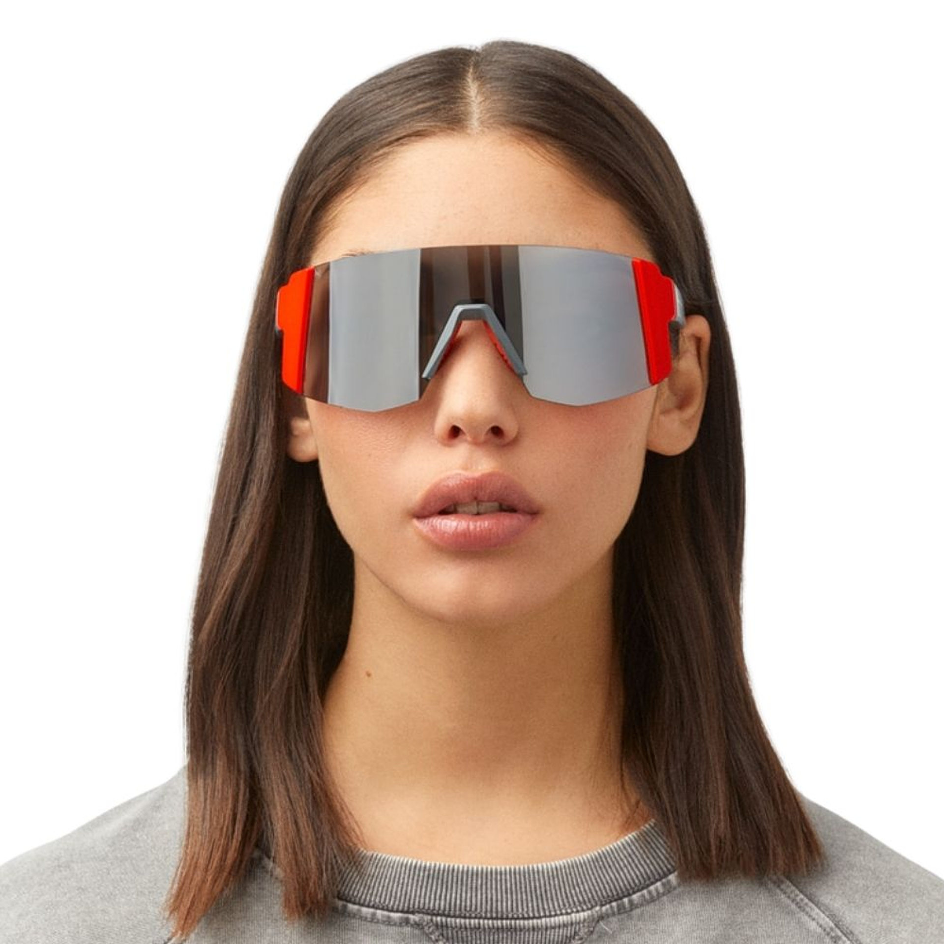 Gafas de Sol Deportivo Hawkers Lynx Small Rojo y Gris Espejado Unisex Talla 151mm 8