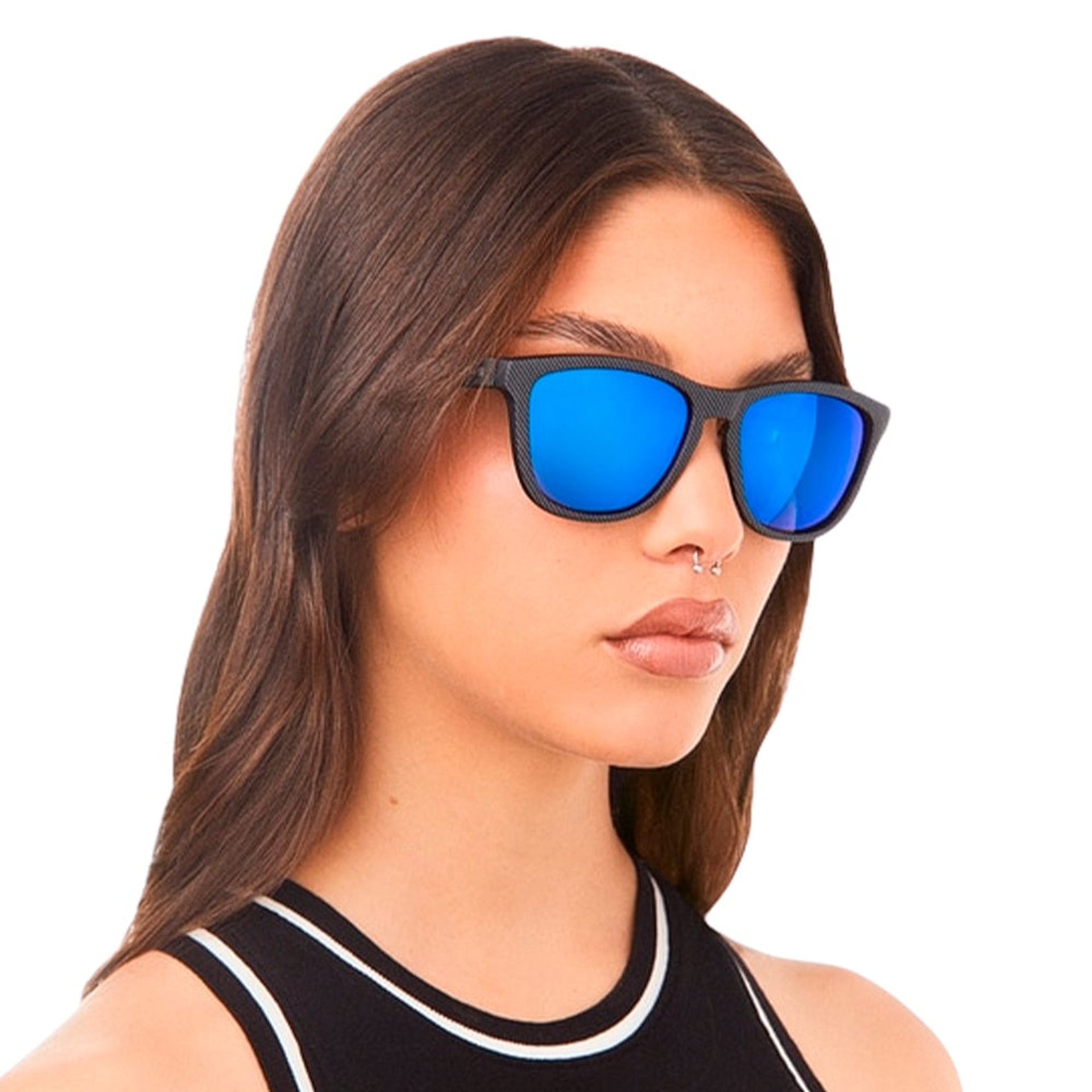 Gafas de Sol Polarizado Hawkers One Carbono Azul Espejado Unisex Talla 54mm 5