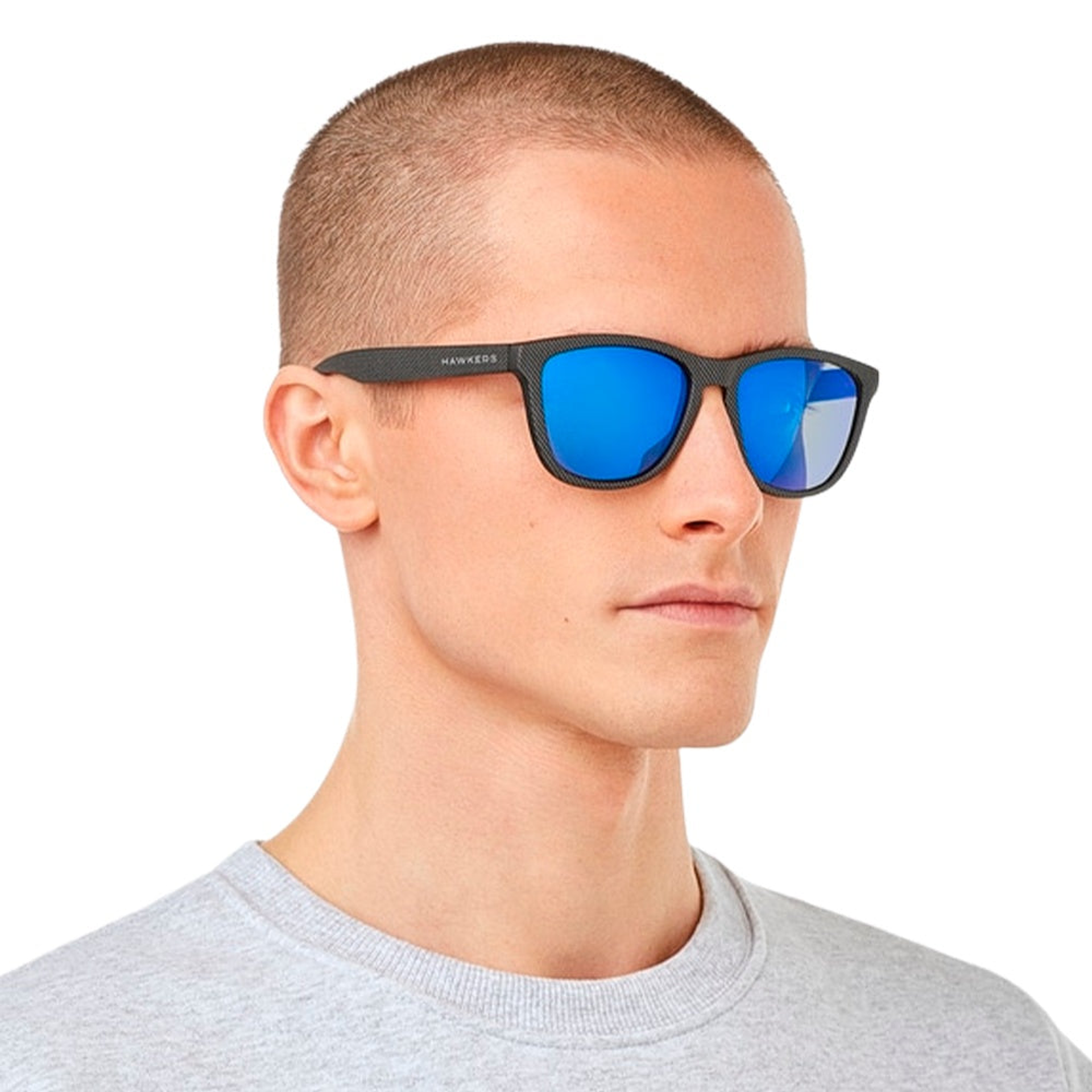 Gafas de Sol Polarizado Hawkers One Carbono Azul Espejado Unisex Talla 54mm 7