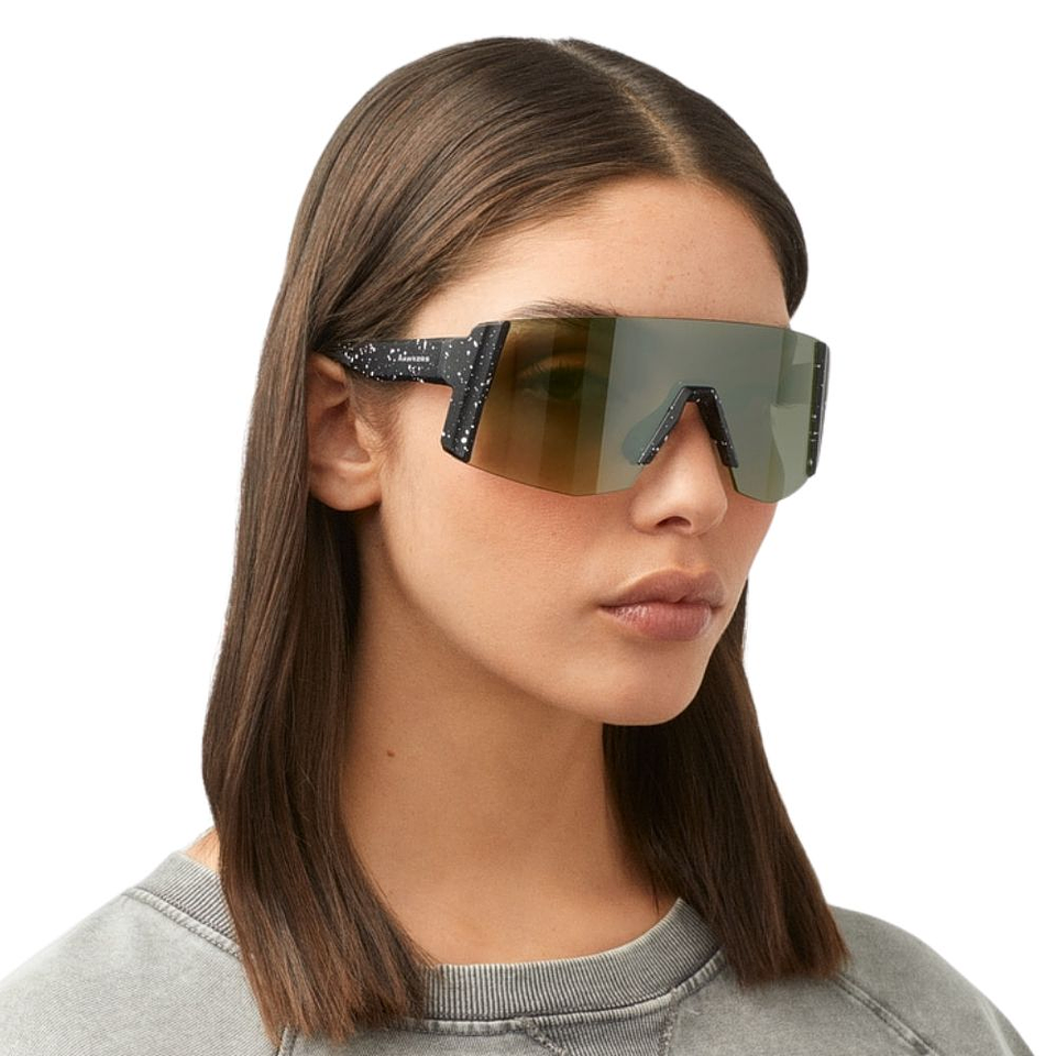 Gafas de Sol Deportivo Hawkers Lynx Small Verde Espejado Unisex Talla 151mm 6