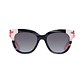 Gafas de Sol Hawkers Audrey Negro y Rosa Semitransparente Unisex Talla 52mm - Miniatura 2