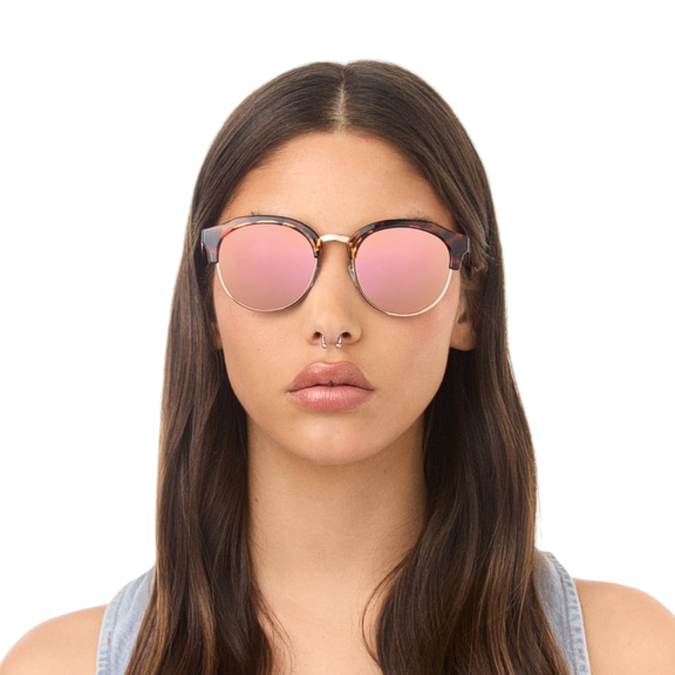 Gafas de Sol Hawkers Classic Rounded Oro Rosa Unisex Talla 51mm 6