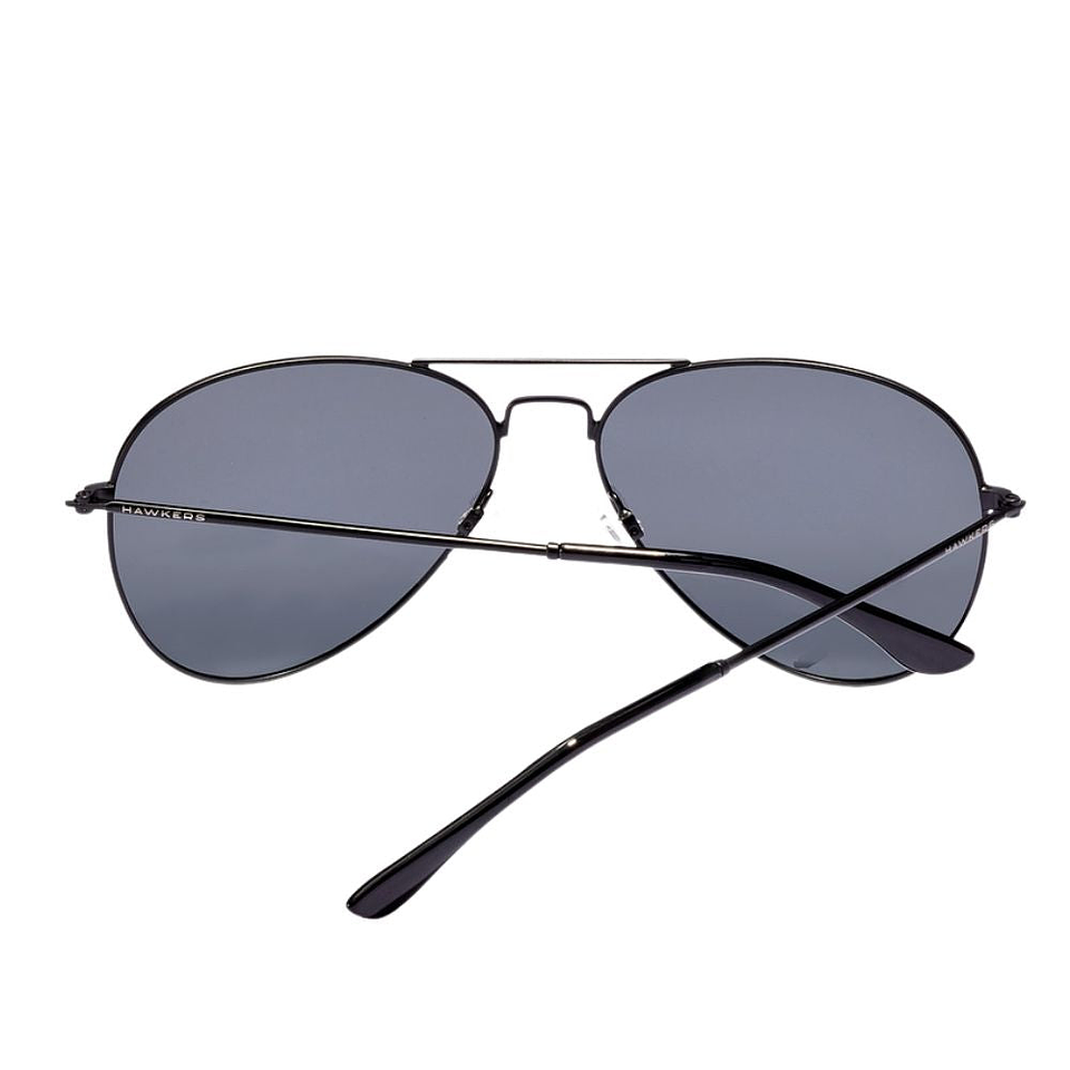 Gafas de Sol Polarizado Hawkers Hawk Aviador Negro Unisex Talla 61mm 3