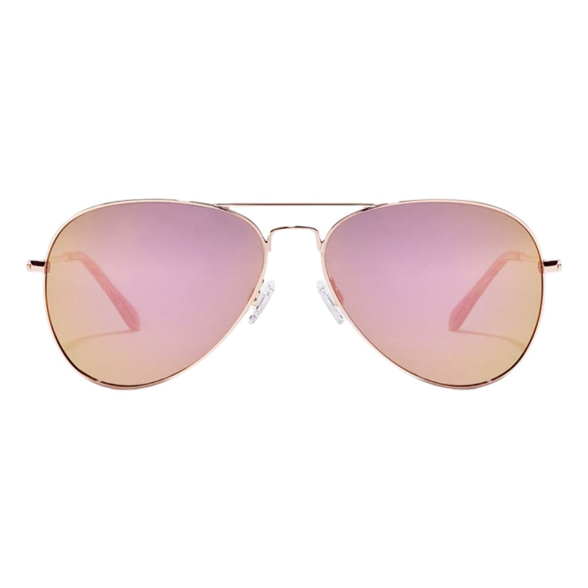 Gafas de Sol Polarizado Hawkers Hawk Aviador Oro Rosa Espejado Unisex Talla 61mm 2