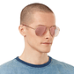 Gafas de Sol Polarizado Hawkers Hawk Aviador Oro Rosa Espejado Unisex Talla 61mm - Miniatura 7