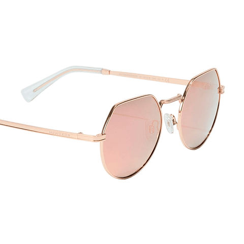 Gafas de Sol Polarizado Hawkers Aura Oro Rosa Espejado Unisex Talla 52mm