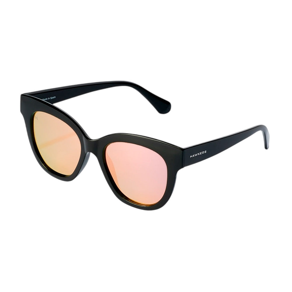 Gafas de Sol Polarizado Hawkers Audrey Raw Oro Rosa Espejado Unisex Talla 52mm 1