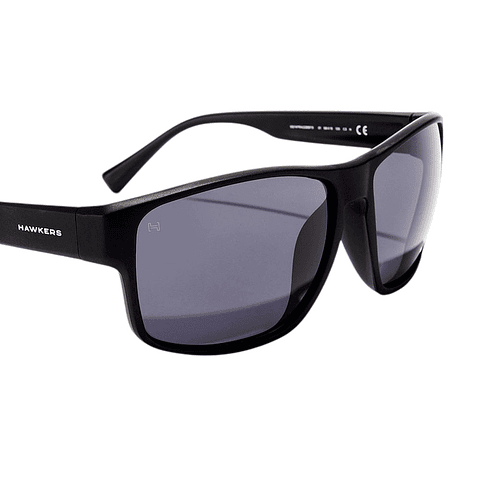 Gafas de Sol Polarizado Hawkers Faster Raw Negro Mate Unisex Talla 58mm