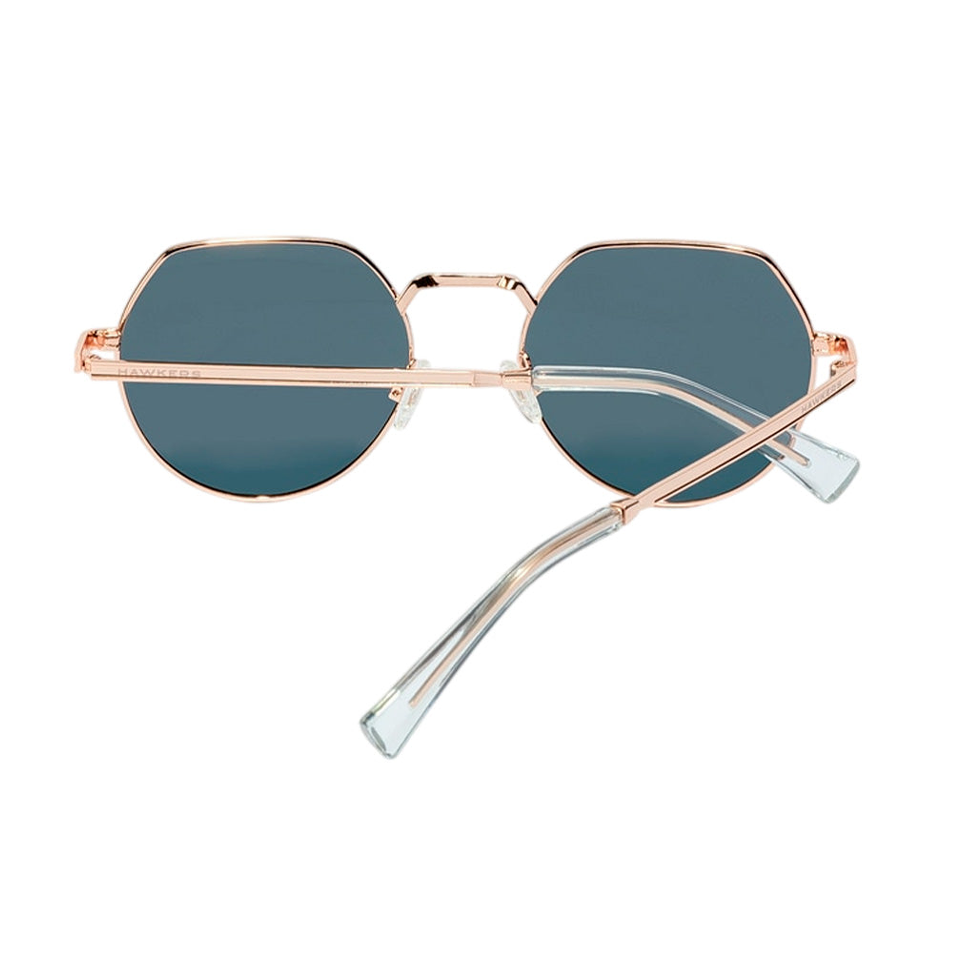 Gafas de Sol Polarizado Hawkers Aura Oro Rosa Espejado Unisex Talla 52mm 4